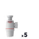 Siphon lavabo NEO AIR Ø32 - Wirquin - Lot de 5