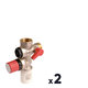 Groupe de sécurité droit 889 Comap - Laiton DZR - 3/4" - Lot de 2