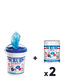 Lot Sceau lingettes nettoyantes + 2 recharges Scrubs Refill
