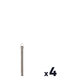 Lot de 4 forets verre - SCID - 2 Longueur 68 mm Ø6 et 2 Longueur 70 mm Ø8