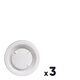 Lot de 3 bouches d'extraction - pour VMC - Nicoll