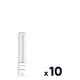 Lot de 10 ampoules LED PL-L - Dhome - 2G11