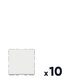 Lot de 10 interrupteurs  va-et-vient 10 AX Legrand - 250 V - 2 module - Easy-Led - Mosaic