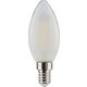 Ampoule LED flamme à filament - DHOME - E14 - 2,2 W - 470 lm - 2700 K - Dépolie - Classe A