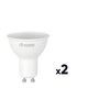 Lot de 2 boîtes de 10 ampoules LED spot - DHOME - GU10 - 5 W - 450lm - 4000 K - 100°° - Vendu par 10