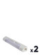 Applique salle de bain – SARLAM – Prismaline – Interrupteur + prise 2P+T – Linolite S19 - Lot de 2