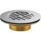 Bonde pour évier grès - VALENTIN - Grille plate - Ø 60 mm -  Lot de 2