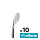 Douchette - ODYSSEA - Minéral 120 - 3 jets - Chromé - Lot de 10 + 1 OFFERT