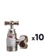 Robinet à potence pour réservoir WC – SFERACO – DN 3/8" - Vendu par 10