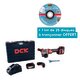 Meuleuse d’angle sans fil – DCK – 20 V – Moteur brushless – 125 mm + 25 disques à tronçonner OFFERTS
