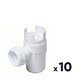 Siphon groupe de sécurité - NICOLL - Ø32 mm / 1"1/4 - Entrée F 26x34 / 1" - 360° - Vendu par 10