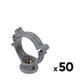 Lot de 50 Collier monobloc PVC - NICOLL - Ø 40 mm