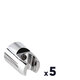Lot de 5 supports douchette muraux - ODYSSEA - Fixe