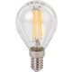 Ampoule LED sphérique à filament - Dhome - E14 - 4,5 W - 470 lm - 3000 K - Claire - Boite