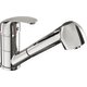 Mitigeur d'évier hospitalier - SANIFIRST - Bec orientable - Douchette extractible 