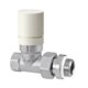 Robinet de radiateur droit à visser - F 1/2" - Thermostatisable - RBM