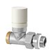 Robinet de radiateur droit à visser - M 1/2" - Thermostatisable - RBM