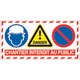 Panneau de signalisation multi-infos - VINMER - 800x400mm - Vendu par 10