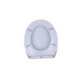 Abattant WC - SIDER - Luna 400 - 100% plastique recyclé - L.439 x l.376 mm 
