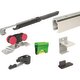 Kit de garniture - MANTION - Pour une porte de 21 à 80  kg - Rail  L. 3 m