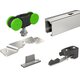 Kit de garniture - MANTION - Pour portes jusqu'à 40 kg - Rail  L 1,90 m
