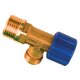 Robinet d'arrêt avec support - SIDER - Entrée 1/2“ - Sortie 3/8“