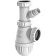Siphon lavabo avec prise machine à laver – VALENTIN – Entrée 1"1/4 - Ø32 mm - NF