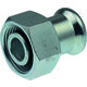Raccord droit écrou tournant - Xpress Carbone - Aalberts integrated piping systems - FF Ø 15 mm - 3/4"