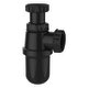 Siphon de lavabo à culot - ABS Noir - 1"1/4 - Ø 32 mm - Valentin