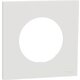 Plaque de finition 1 poste – SCHNEIDER ELECTRIC – ODACE – Blanc craie