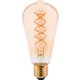 Ampoule LED edison à filament déco - XXCELL - Ambré - E27 - 5 W