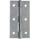 Charnière de meuble rectangulaire – TORBEL – acier zingué blanc – 80 × 45 mm
