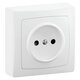 Prise de courant 2P saillie – LEGRAND – 16 A – Blanc
