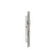 Serrure à encastrer – DOM METALUX – Profil européen – 1 point – Entraxe 70 mm – Axe sous têtière 10,5 mm – Têtière inox brossé