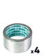 Ruban adhésif aluminium - 10 m - lot de 4