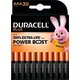 Pile alcaline Plus 100% LR6/AA - Duracell - Blister x 20