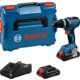 Perceuse-visseuse à percussion sans fil - BOSCH - GSB 18V-65 - 2 batteries - L-BOXX