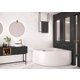 Panneaux muraux de salle de bain - KINEDO - Kinewall - Marbre Blanc 