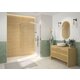 Paroi de douche fixe - KINEDO - Solo6 + - Verre transparent - Largeur 77 à 79cm
