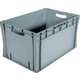 Bac de rangement - NOVAP - Gris - 600 x 400 mm - Poignées ouvertes