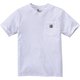 Tee-shirt - Workwear - Carhartt - Manches courtes - Blanc 