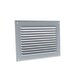 Grille d’aération à auvents horizontaux - ANJOS - Aluminium - Carrée ou Rectangulaire