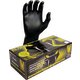 Gants noir nitrile jetable - BLACK MAMBA - Résistant aux déchirures - Boites de 100