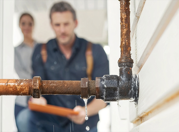 canalisation bouchee