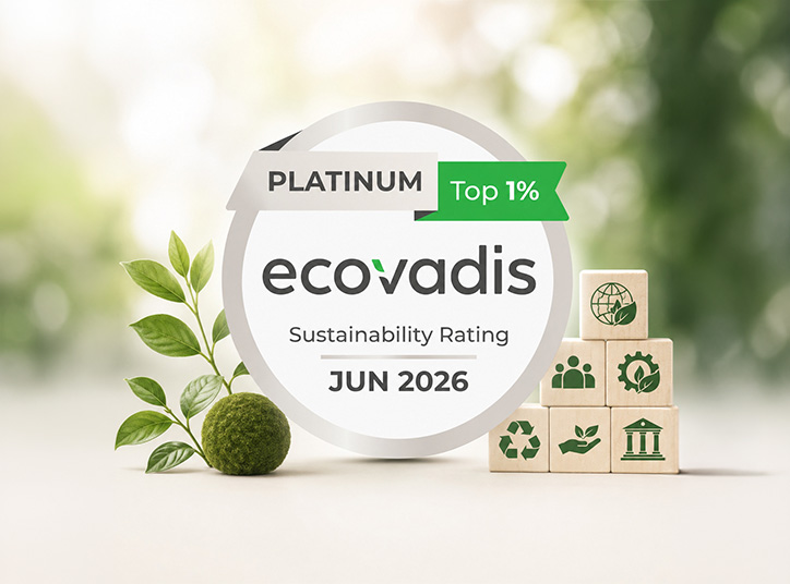 SIDER obtient la médaille Platinium EcoVadis 2026 et rejoint le Top 1% des entreprises les plus performantes en RSE ! 